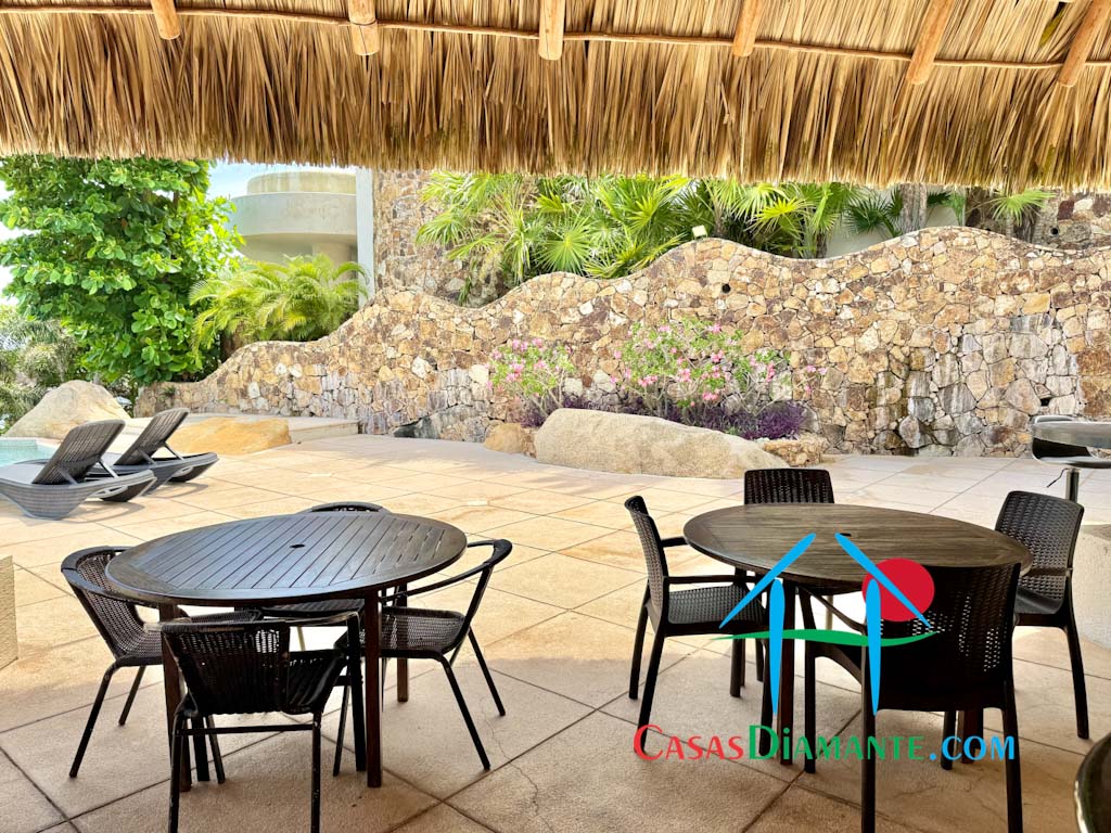 Real Diamante Del Mar Casa Palapas - Terraza con acceso directo a la playa 3